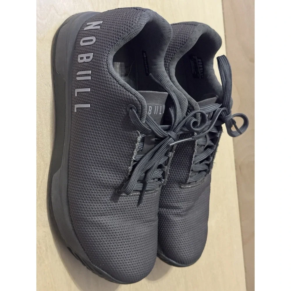NoBull Outwork Sneakers Triple Black Trainer Shoes Unisex Women's 11 Men's 9,5 - Picture 4 of 7